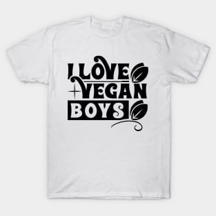 I Love Vegan Boys T-Shirt